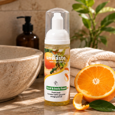 Hand Body Foam Sinaasappel Pn